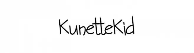 Kunette Kid  les polices de caractères gratuit tlcharger