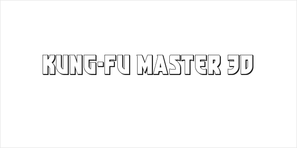 Kung-Fu Master 3D Logo