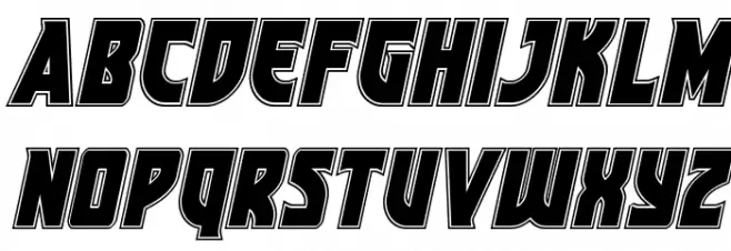 Kung-Fu Master Academy Italic Schriftart Kleinbuchstaben