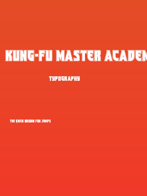 Kung-Fu Master Academy Poster