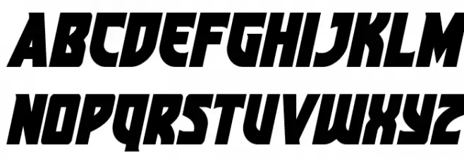 Kung-Fu Master Bold Italic फ़ॉन्ट लोअरकेस