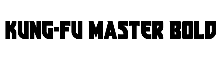 Kung-Fu Master Bold  Frei Schriftart Herunterladen
