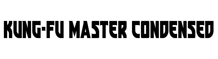 Kung-Fu Master Condensed  नि: शुल्क फ़ॉन्ट्स डाउनलोड