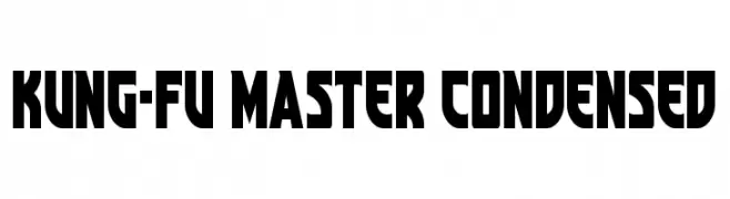 Kung-Fu Master Condensed  नि: शुल्क फ़ॉन्ट्स डाउनलोड