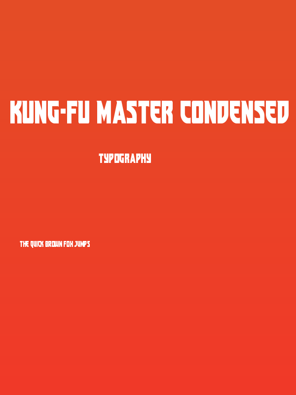 Kung-Fu Master Condensed Poster