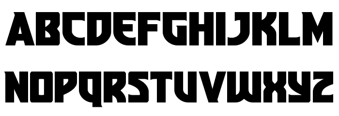 Kung-Fu Master Expanded Font LOWERCASE