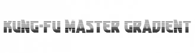 Kung-Fu Master Gradient  baixar fontes gratis