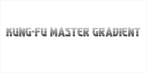 Kung-Fu Master Gradient Logo