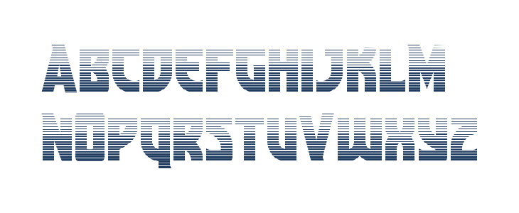 Kung-Fu Master Gradient Lowercase