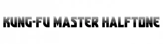 Kung-Fu Master Halftone  नि: शुल्क फ़ॉन्ट्स डाउनलोड