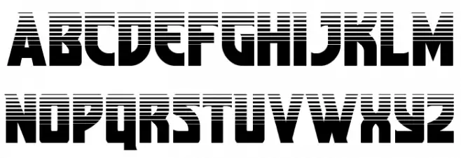 Kung-Fu Master Halftone Fonte MAIÚSCULAS