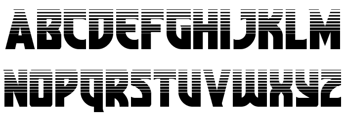 Kung-Fu Master Halftone Font LOWERCASE