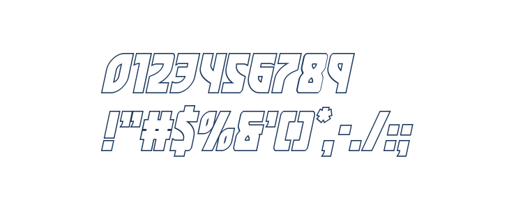 Kung-Fu Master Outline Italic Other Characters