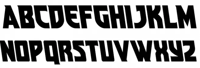 Kung-Fu Master Semi-Leftalic Polices MAJUSCULES