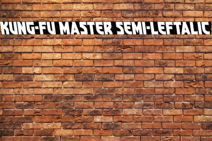 Kung-Fu Master Semi-Leftalic Example 3