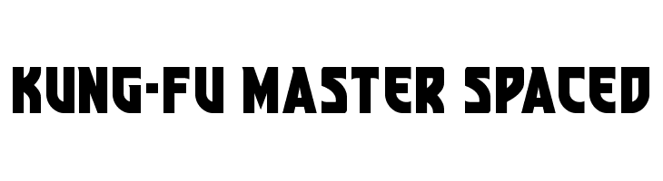 Kung-Fu Master Spaced  font caratteri gratis