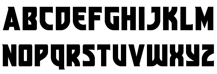 Kung-Fu Master Spaced Font LOWERCASE
