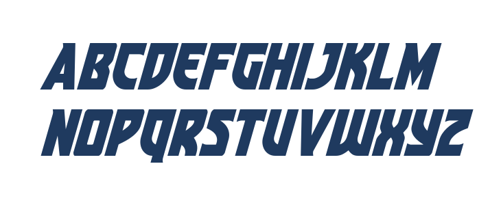 Kung-Fu Master Super-Italic Lowercase