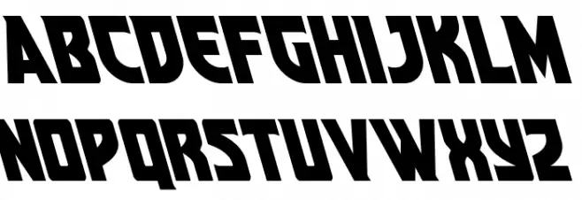 Kung-Fu Master Super-Leftalic Шрифта ВЕРХНИЙ