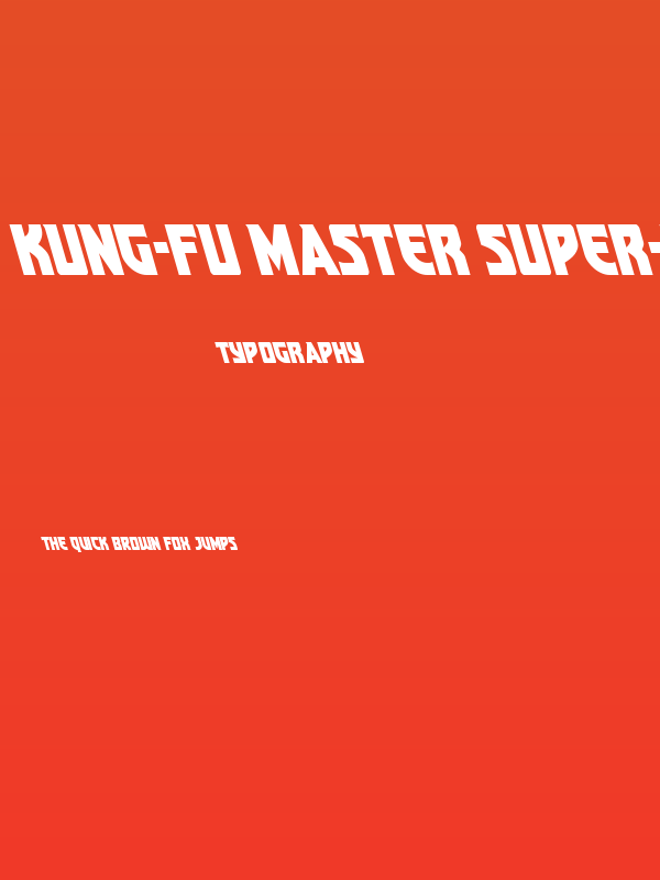 Kung-Fu Master Super-Leftalic Poster