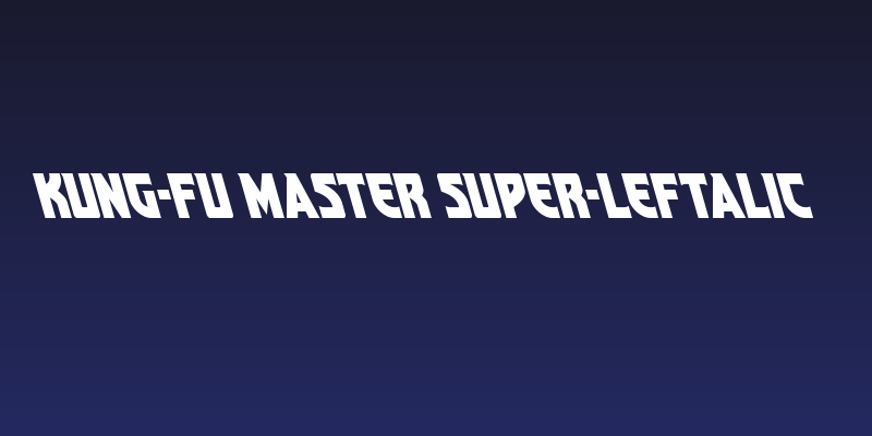 Kung-Fu Master Super-Leftalic Social Header