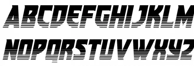 Kung-Fu Master Twotone Italic フォント 大文字