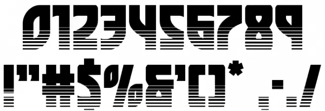 Kung-Fu Master Twotone Font OTHER CHARS