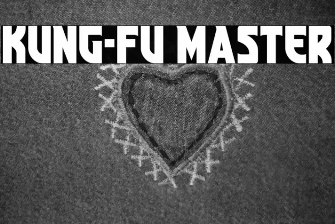 Kung-Fu Master Font examples