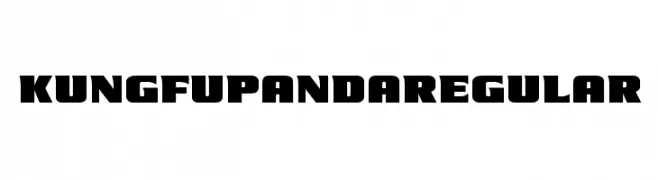 Kung Fu Panda Regular  Frei Schriftart Herunterladen
