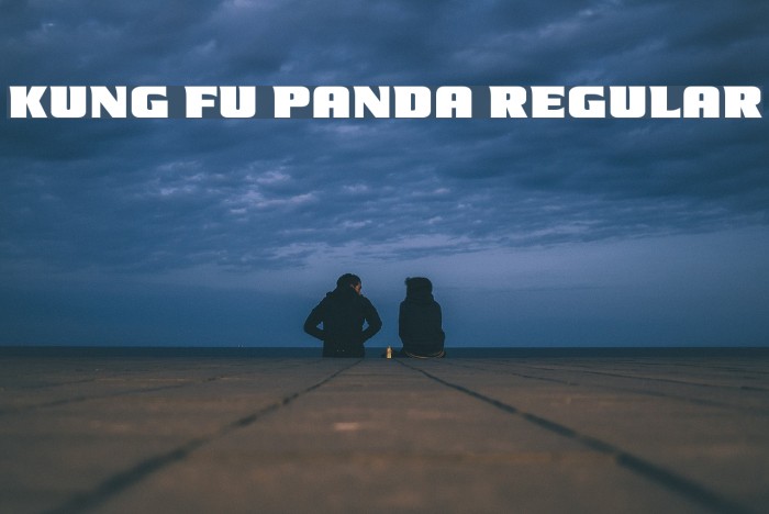 Kung Fu Panda Regular Font examples