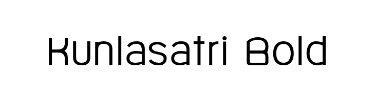 Kunlasatri Bold  font caratteri gratis