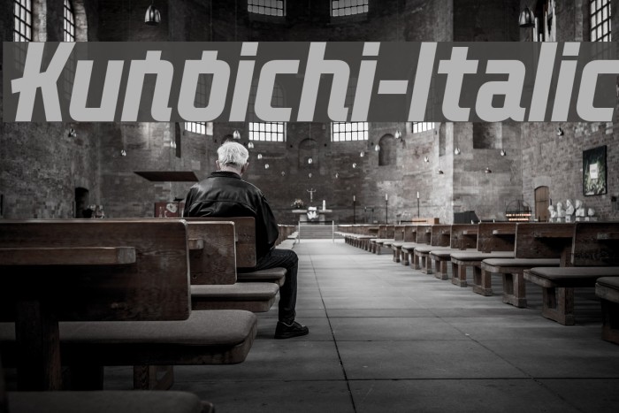Kunoichi-Italic Font examples