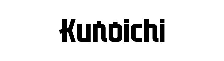 Kunoichi  Frei Schriftart Herunterladen