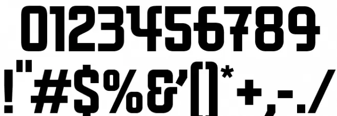 Kunoichi Font OTHER CHARS