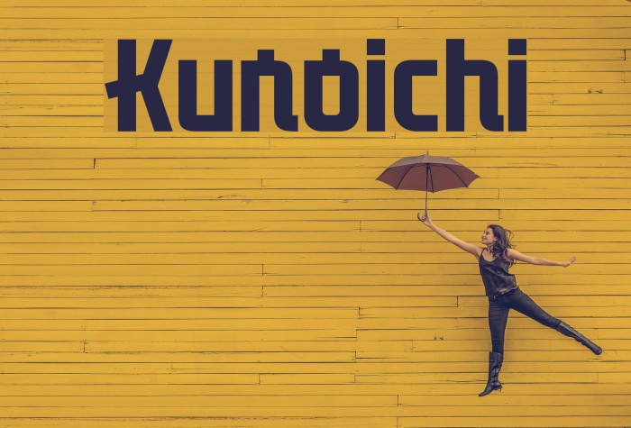 Kunoichi Font examples