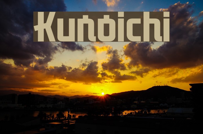 Kunoichi Font examples