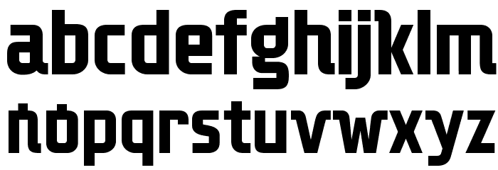 Kunoichi Font LOWERCASE