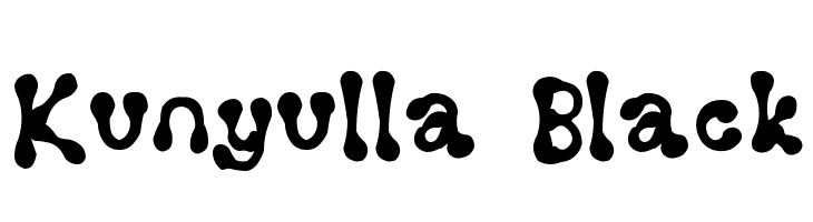Kunyulla Black Font