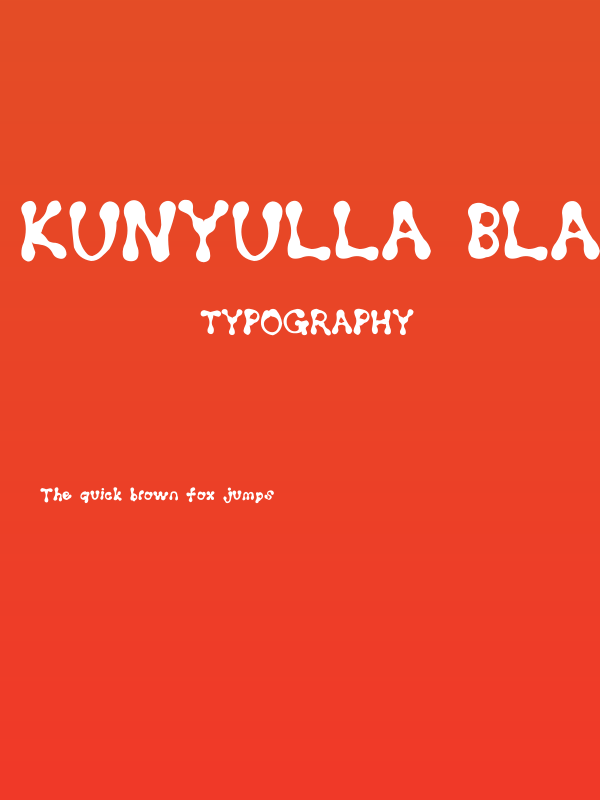 Kunyulla Black Poster