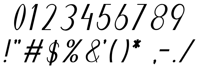 Kupika Font OTHER CHARS