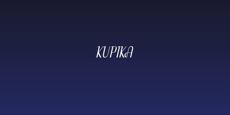 Kupika Social Header