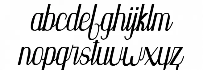 Kupika फ़ॉन्ट लोअरकेस