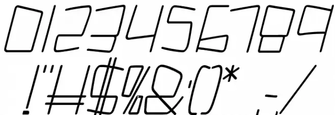 Kuppel Condensed Bold Italic Font OTHER CHARS