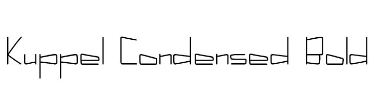 Kuppel Condensed Bold  baixar fontes gratis