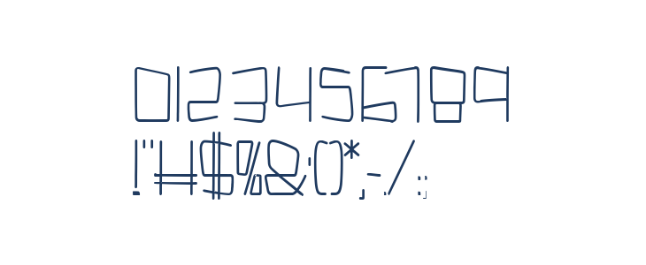 Kuppel Condensed Bold Other Characters