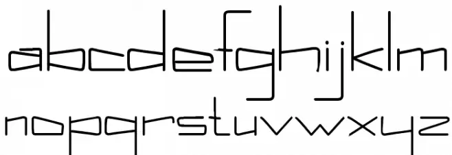 Kuppel Condensed Bold फ़ॉन्ट लोअरकेस