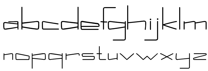 Kuppel Extra-expanded Bold Font LOWERCASE
