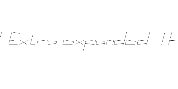 Kuppel Extra-expanded Thin Italic Logo
