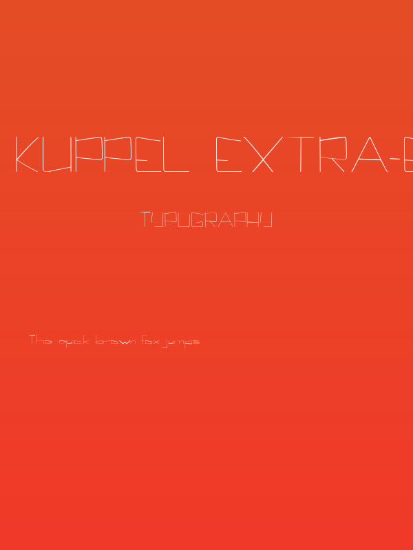 Kuppel Extra-expanded Thin Poster