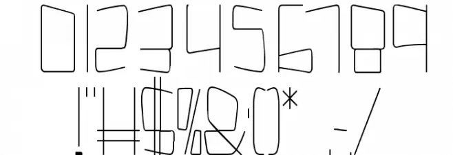 Kuppel Ultra-condensed Thin Font OTHER CHARS